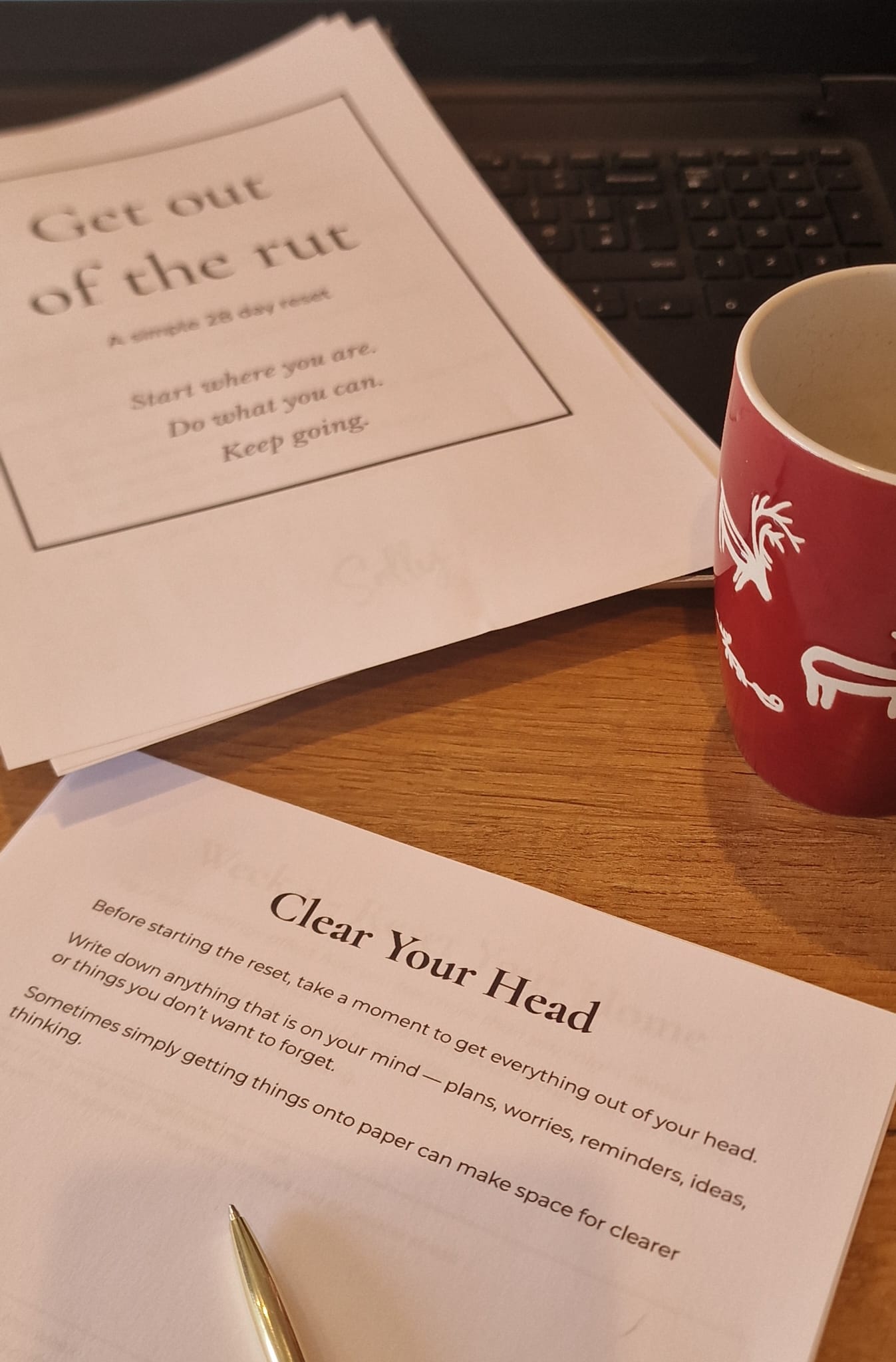 Get out of the rut, 28 day life reset. pdf