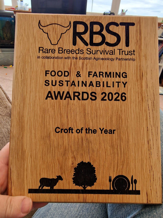 I returned from the Royal Highland Show an award winner!