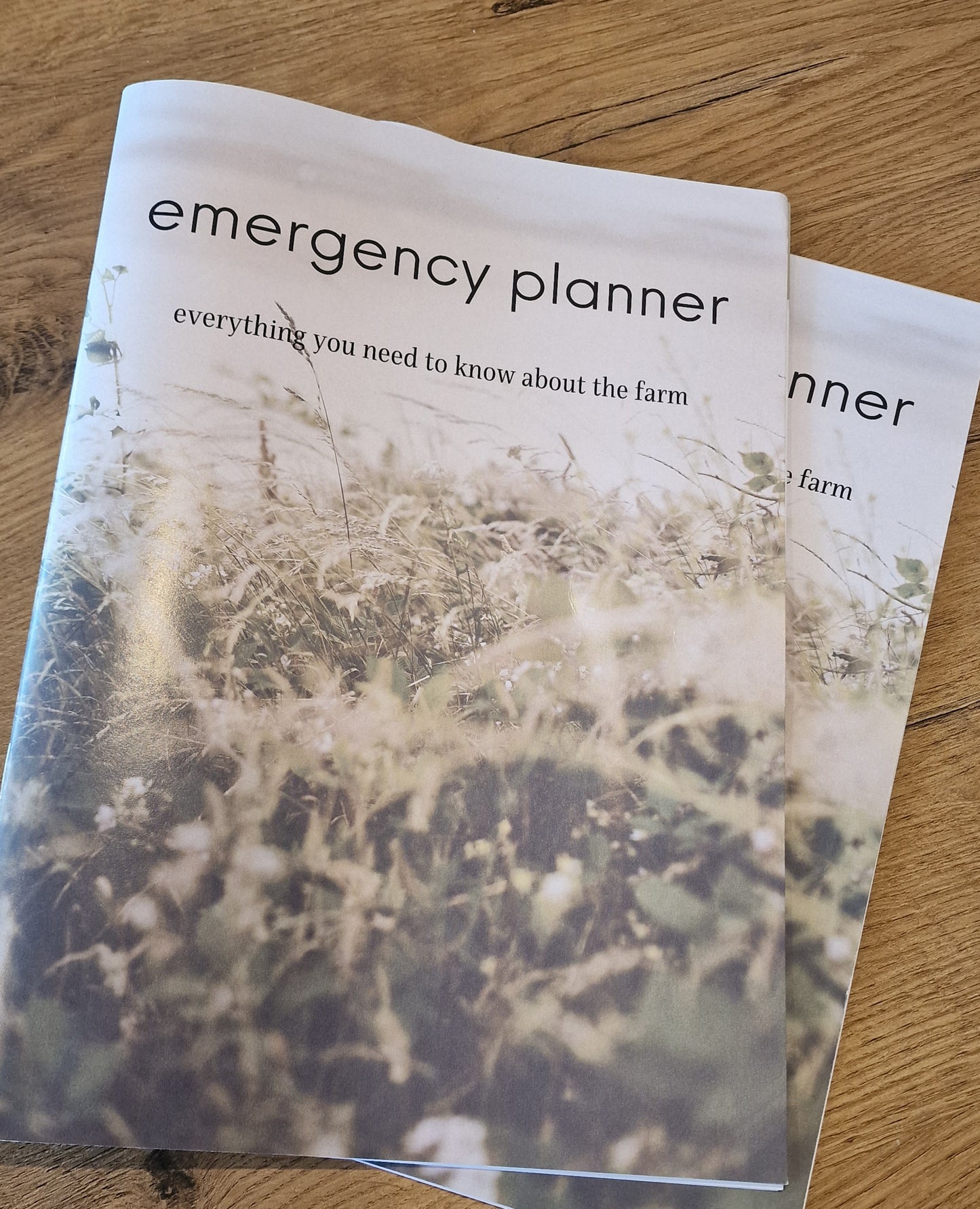 Farm emergency planner