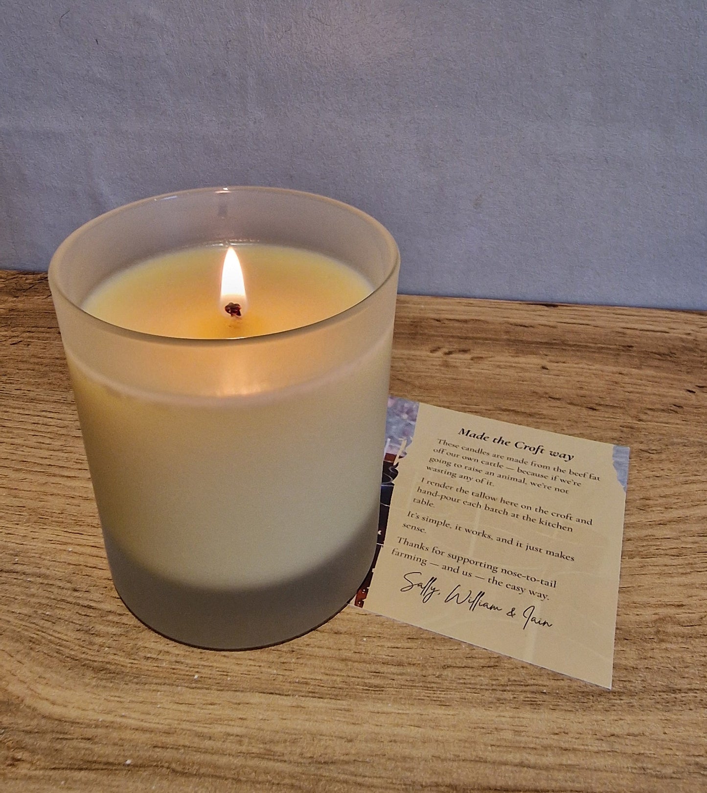 Winter Berries tallow candles